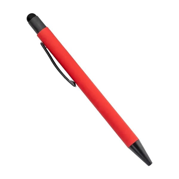Rubber Stylus Ballpoint Pen