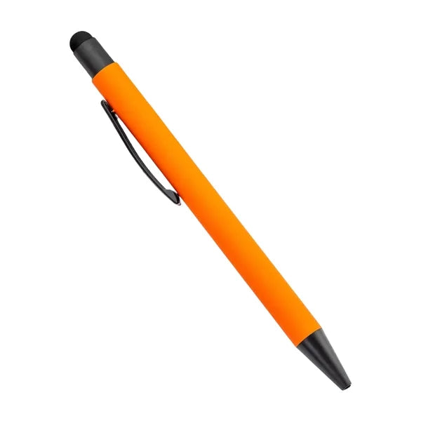 Rubber Stylus Ballpoint Pen
