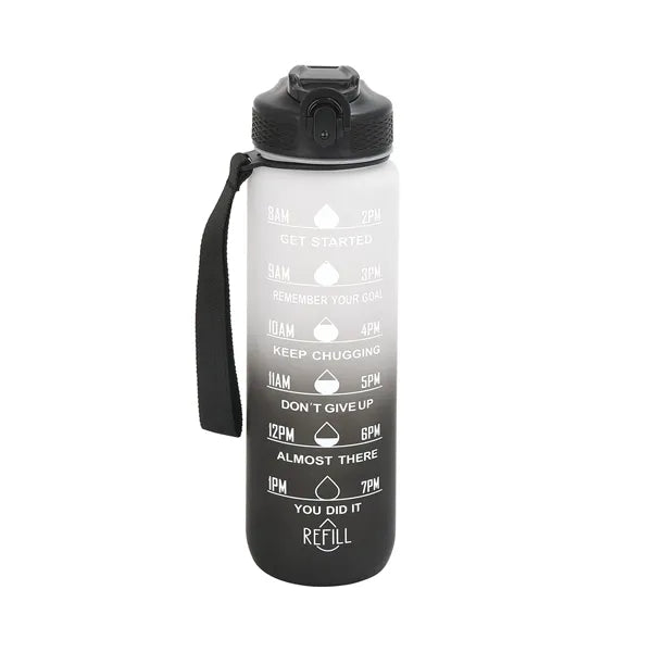 32oz Wide Mouth Water Bottle With Lid & Straw