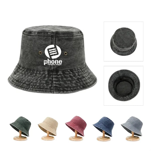 Unisex Beach Denim Bucket Hat