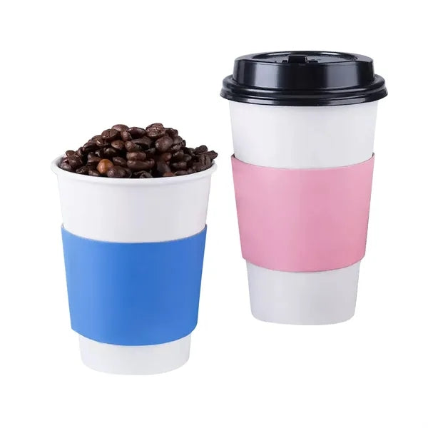 Corrugated Kraft Paper Sleeve Fits 12 OZ To16 OZ Cup