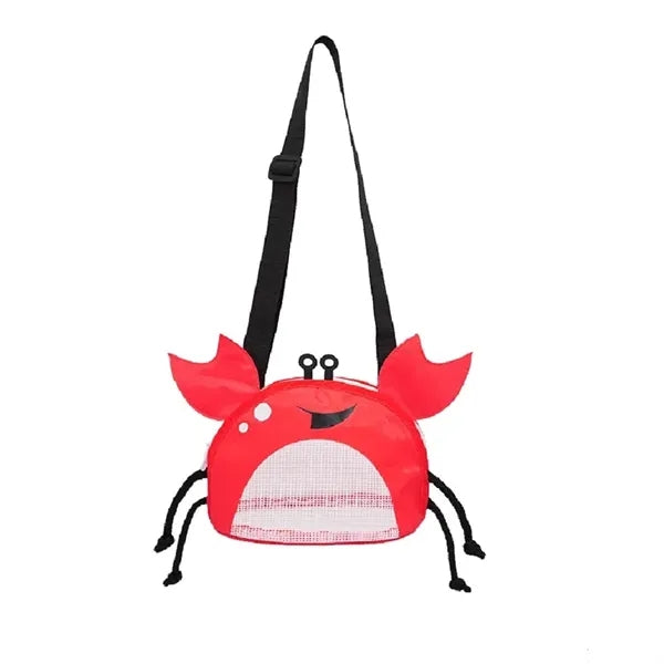 Crab Shape Kid Beach Toy Storage Bag