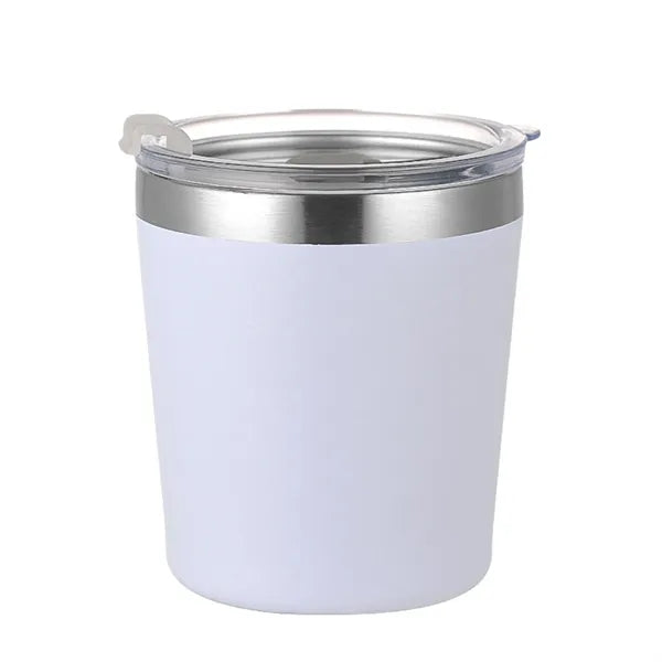 8Oz Tumbler Stainless Steel Drinking Cup W/ Lid