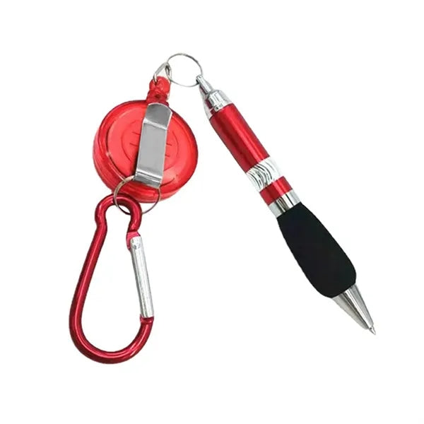 3 in 1 Handy Retractable Badge Reel Pen
