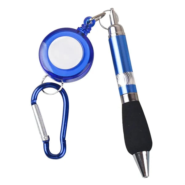 3 in 1 Handy Retractable Badge Reel Pen