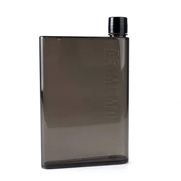 16 Oz. A5 Notebook Transparent Flat Water Bottle