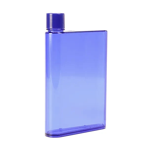 16 Oz. A5 Notebook Transparent Flat Water Bottle