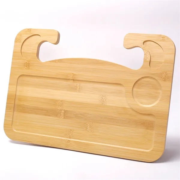 Bamboo Steering Wheel Travel Tray