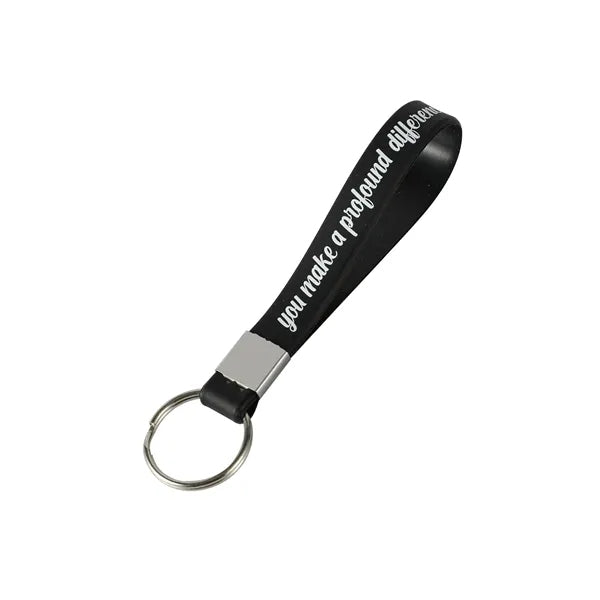 1/2"W Silicone Key Chain