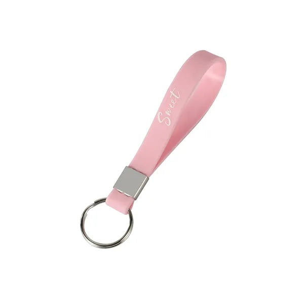 1/2"W Silicone Key Chain