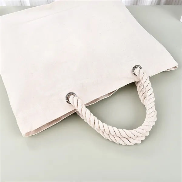 Natural Canvas Tote Bag