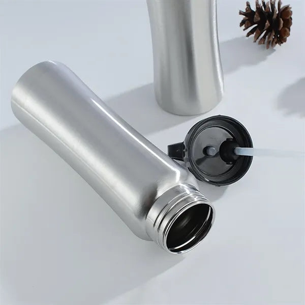 17OZ Single Walled Stainless Steel Water Bottle