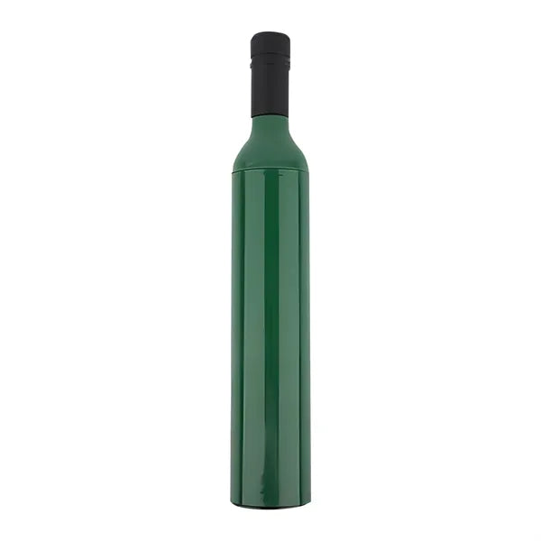 Wine Bottle Folding Sun & Rain Umbrella