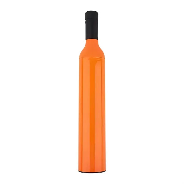 Wine Bottle Folding Sun & Rain Umbrella