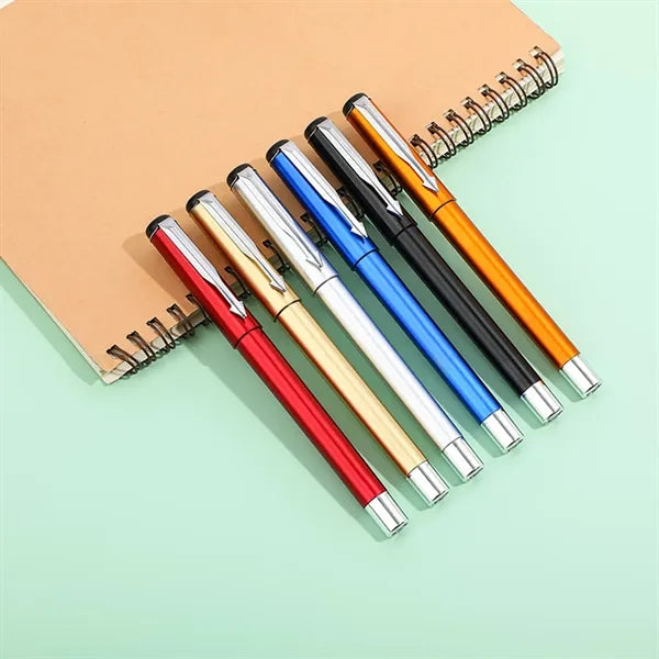 0.5mm Metallic Painted Plastic Gripper Pen