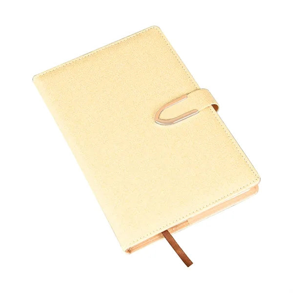 Pu Magnetic Buckle Notebook With Pen