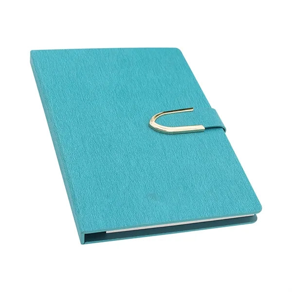 Pu Magnetic Buckle Notebook With Pen