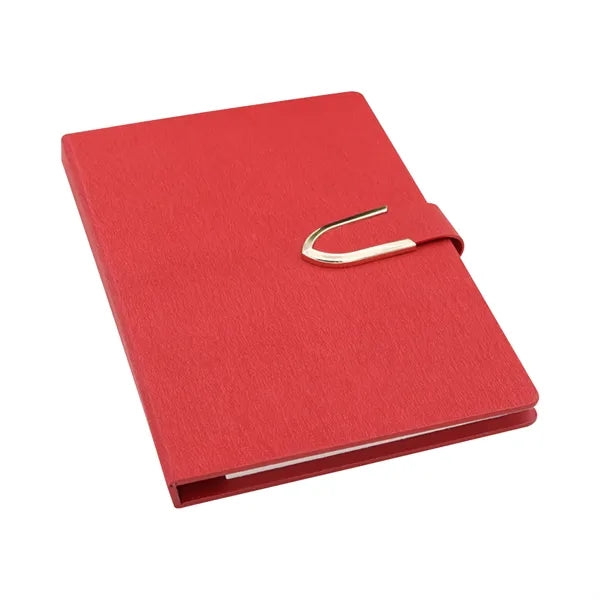 Pu Magnetic Buckle Notebook With Pen