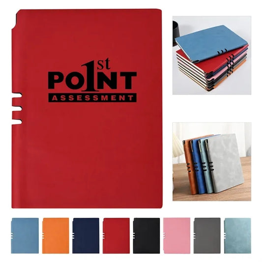 PU Leather Notebook with Pen