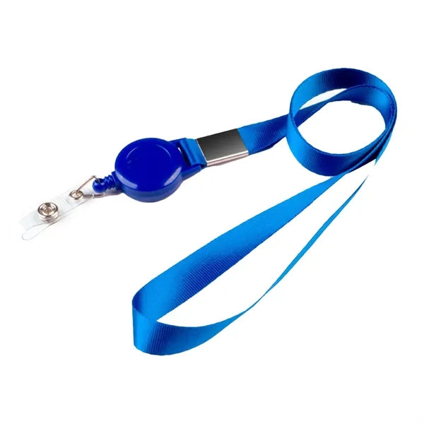 Sublimated Lanyard with Retractable Badge Reel