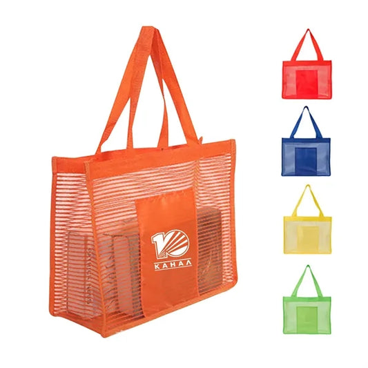 Mesh Beach Tote Pool Bag