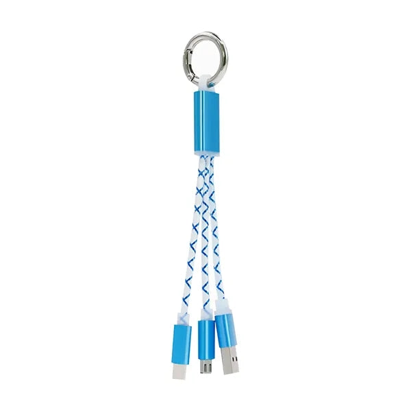 2 in 1 Key Chain Type C USB Cable for Android Phones