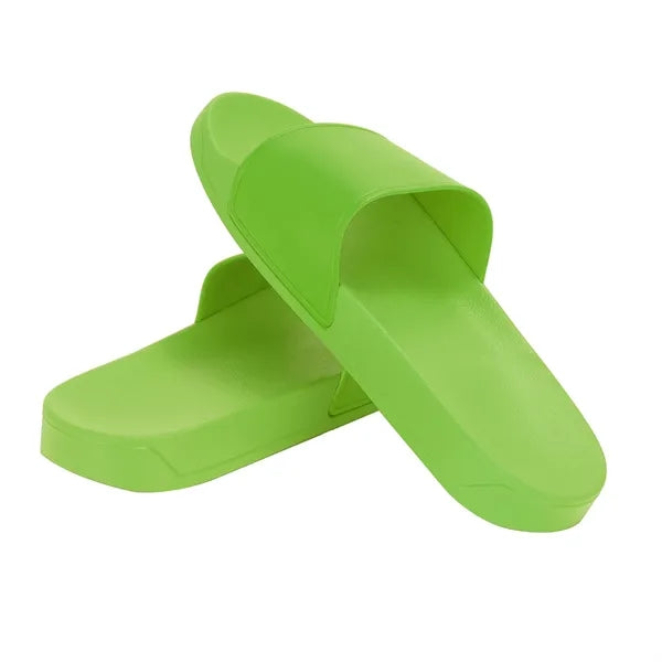Logo Blank Slide Sandals Slippers Footwear