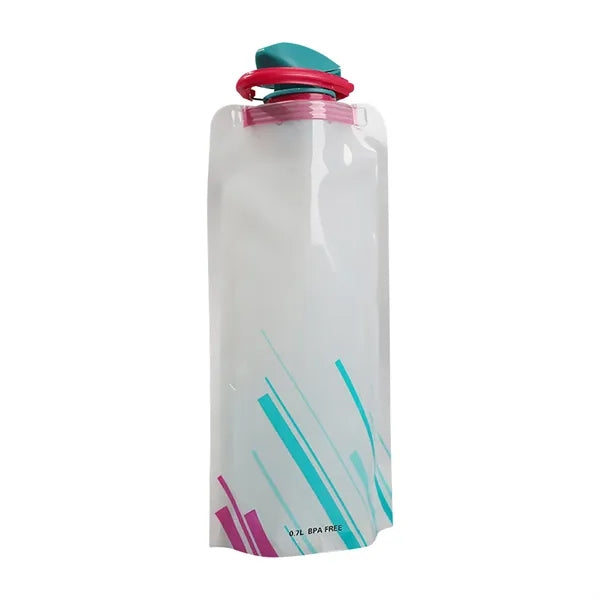 Folding Plastic Carabiner Collapsible Travel Water Bag