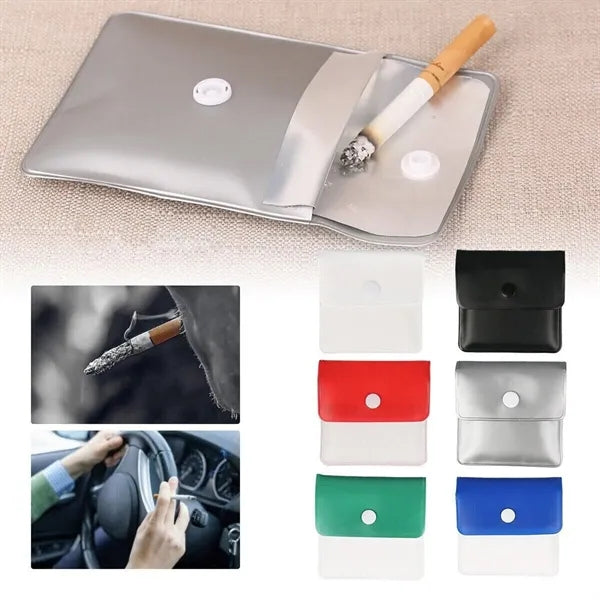 Compact Ashtray Fireproof, Odorless, Various Colors