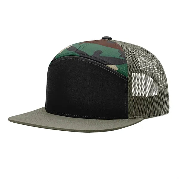 7 Panel Trucker Cap Hat