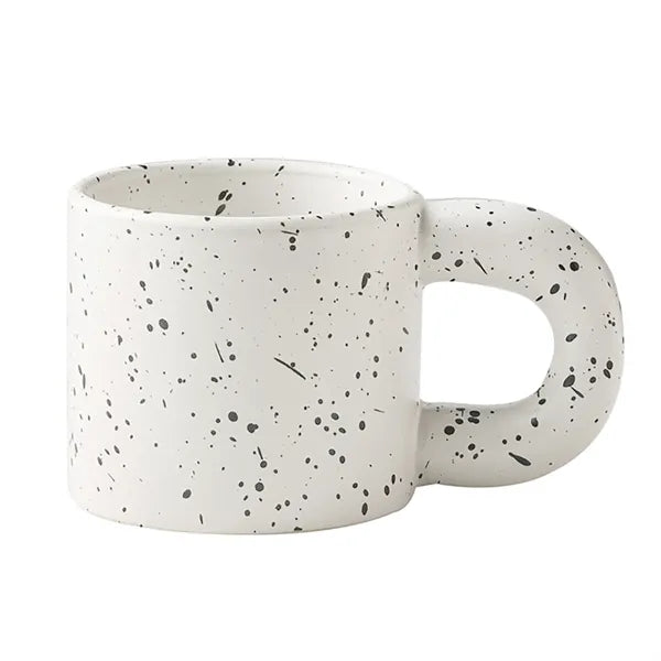 10 Oz Spotted Ceramic Mug