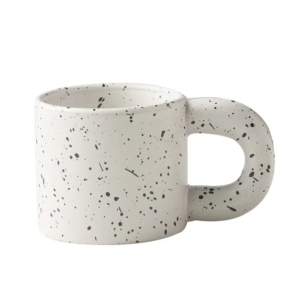 10 Oz Spotted Ceramic Mug