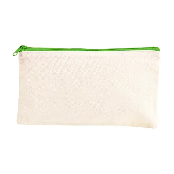 Multi purpose Canvas Bag Zipper Cosmetic Pouch