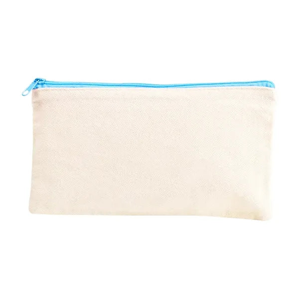 Multi purpose Canvas Bag Zipper Cosmetic Pouch
