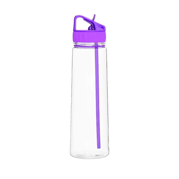 24 Oz Water Bottle With Flip Straw