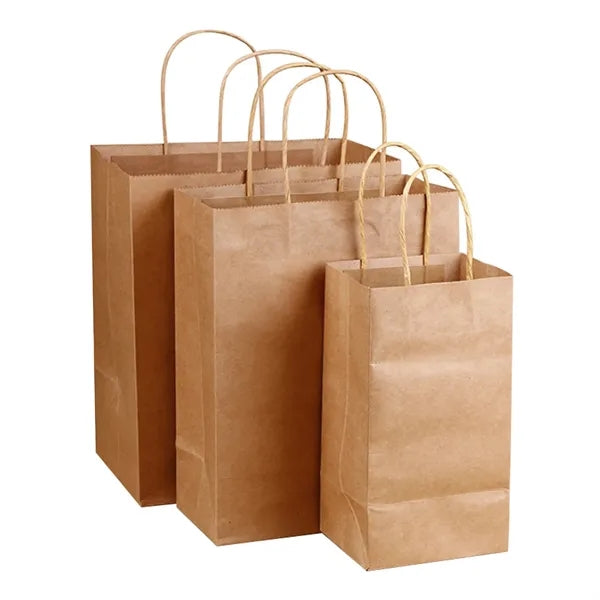 Kraft Paper Take Out Bag
