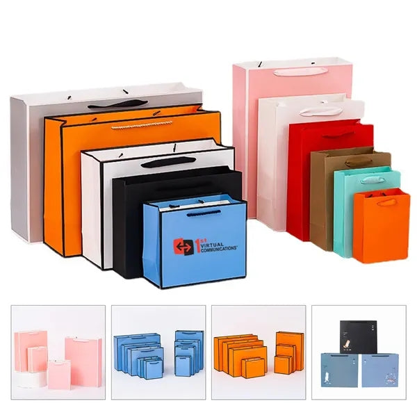 Cardboard Paper Grocery Bags With Handles