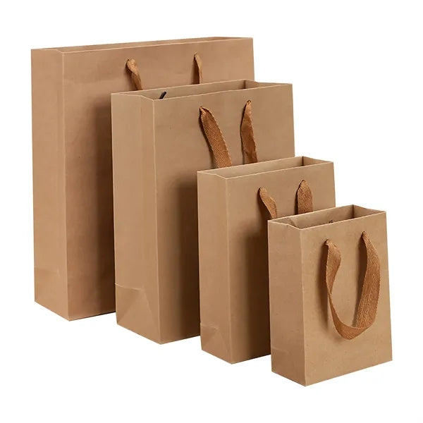 Cardboard Paper Grocery Bags With Handles