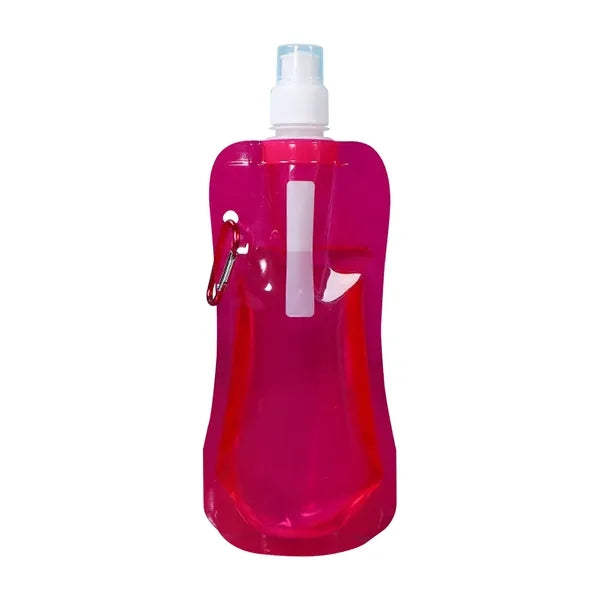 500ml PE Collapsible Water Bag Clip For Sports