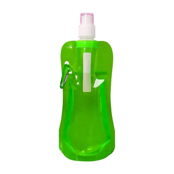 500ml PE Collapsible Water Bag Clip For Sports