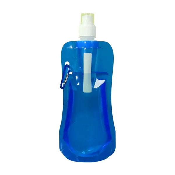 500ml PE Collapsible Water Bag Clip For Sports