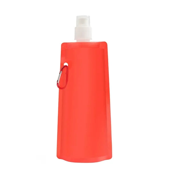 16oz PE Collapsible Water Bag Clip For Sports