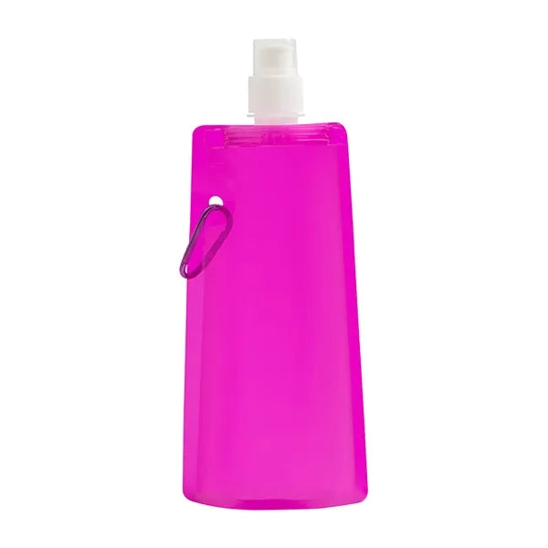 16oz PE Collapsible Water Bag Clip For Sports