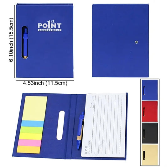 Notebook With Sticky Notes