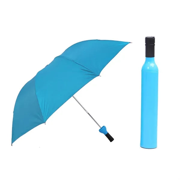 Creative Wine Bottle Folding Umbrella