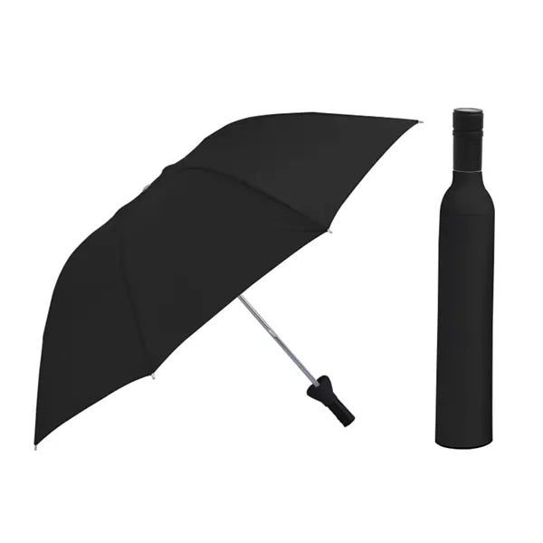 Creative Wine Bottle Folding Umbrella