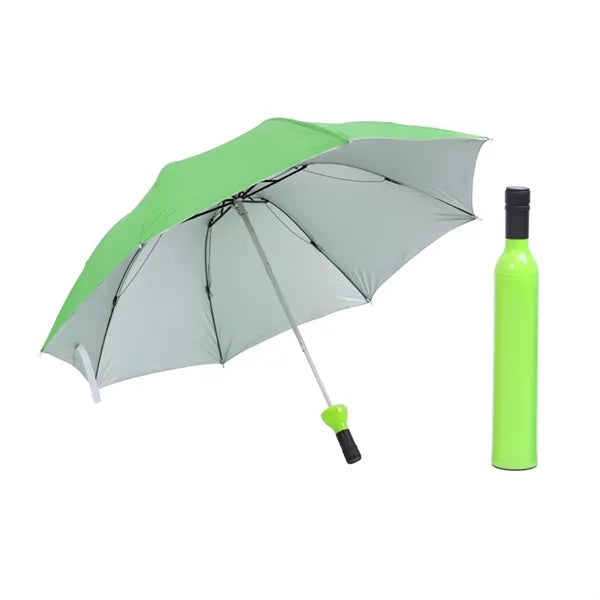 Creative Wine Bottle Folding Umbrella