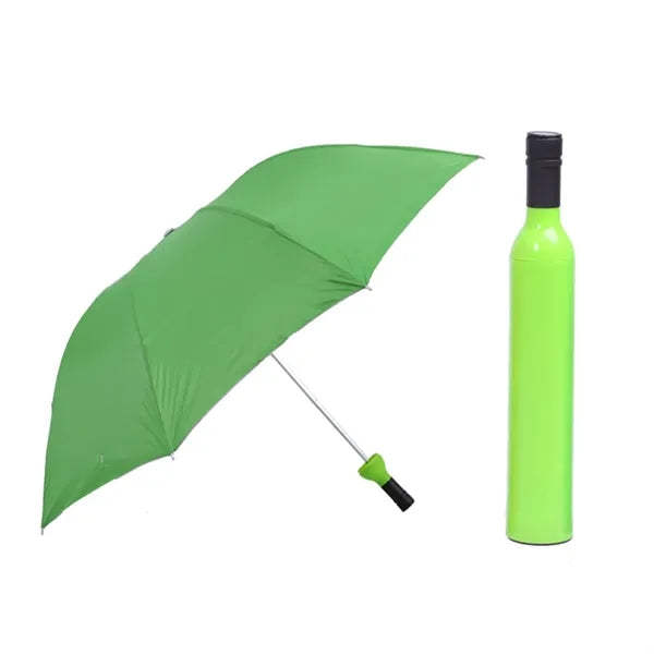 Creative Wine Bottle Folding Umbrella