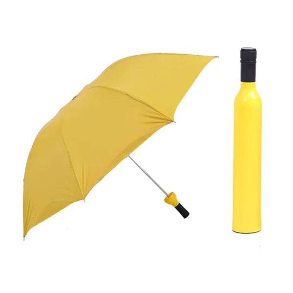 Creative Wine Bottle Folding Umbrella