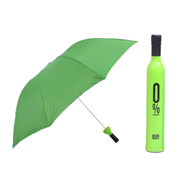 Creative Wine Bottle Folding Umbrella